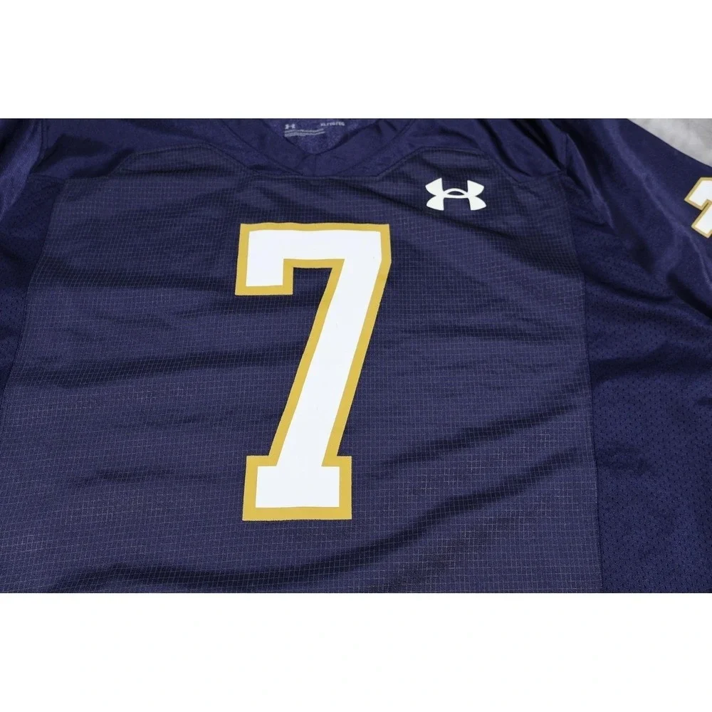 Notre Dame Fighting Irish Jersey Mens XL Blue NCAA Football Under Armour